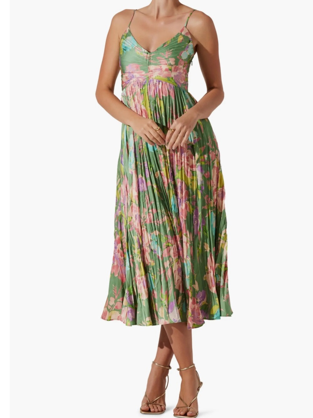 Astr Maeve midi dress